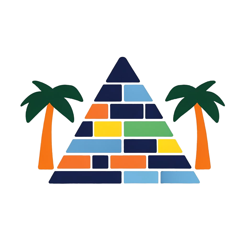 Icône colorée de l’École Pyramide